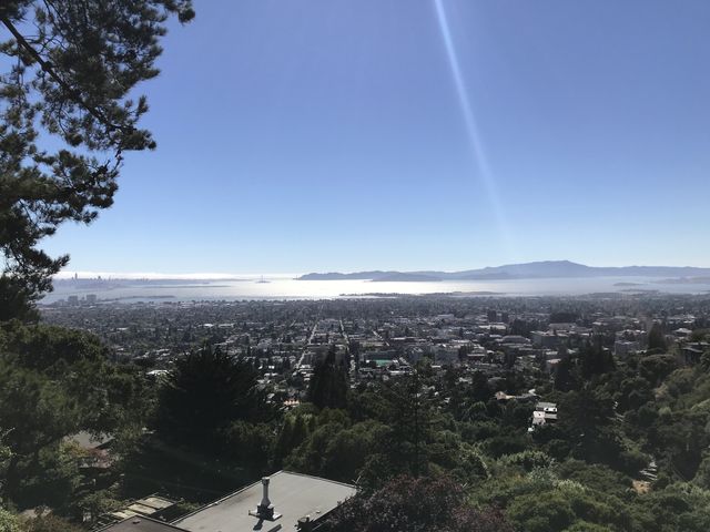 View over Berkeley and San Francisco Bay