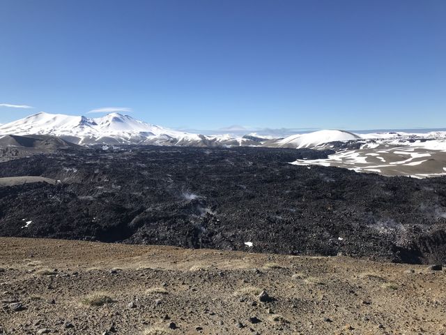 Field work at Cord&oacute;n Caulle