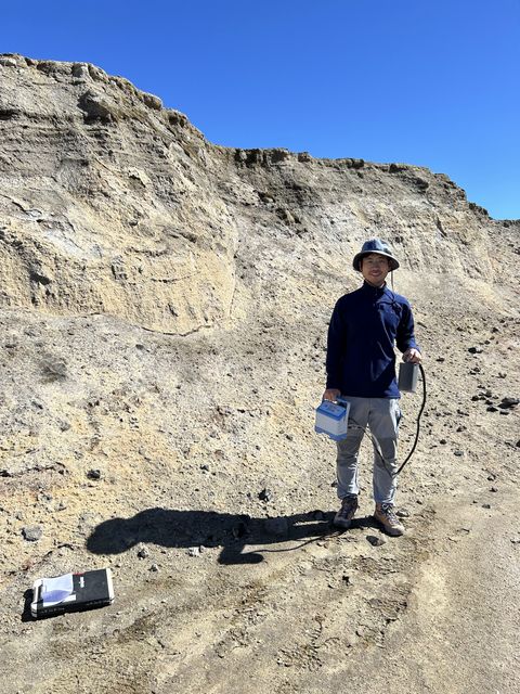 Field work at Cord&oacute;n Caulle, 2024