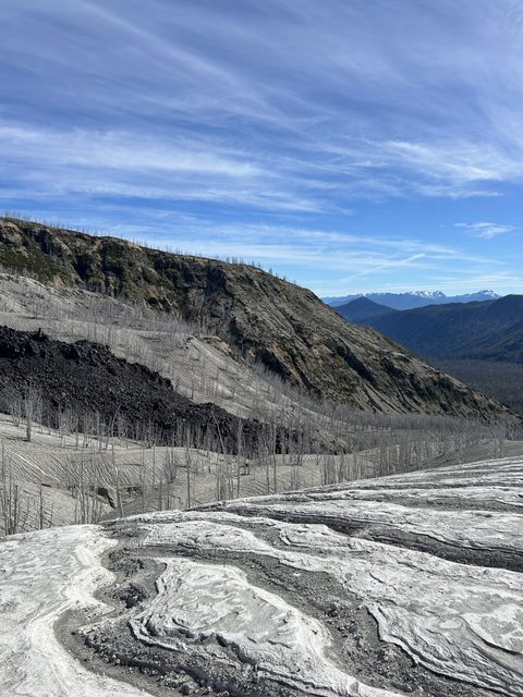 Field work at Cord&oacute;n Caulle, 2024