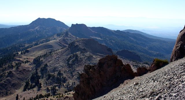 View from Lassen Peak Trail