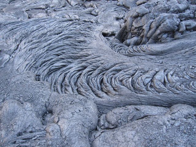 Pahoehoe (still hot)