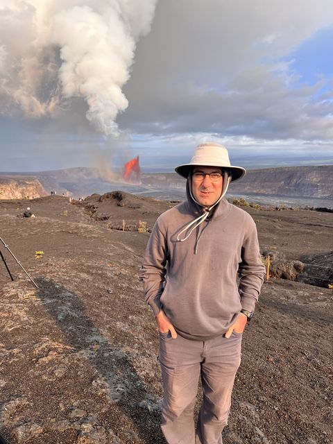 Kaveh Farnoudi in the field