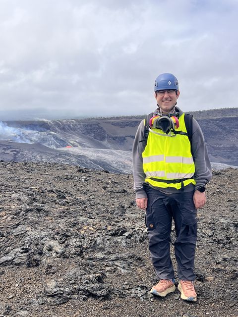 Kaveh Farnoudi in the field