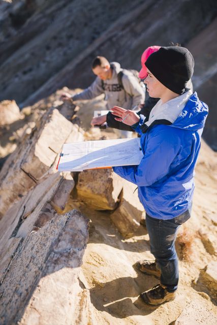 Another perfect outcrop for strike & dip