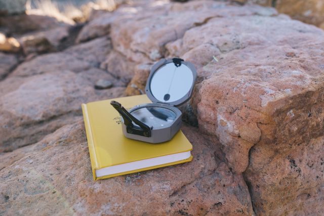Brunton and note book