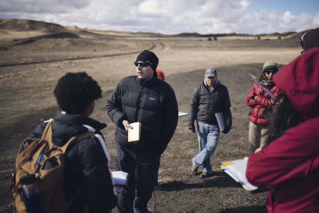 Mancos Shale and cold students